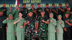 Danpuslatpur Pimpin Laporan Korps, Prajurit Naik Pangkat dengan Penuh Khidmat