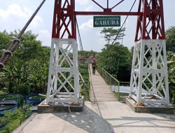 Jembatan Gantung Garuda Pangkas Jarak Tempuh Masyarakat