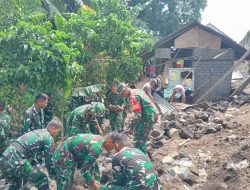 Aksi Sigap Gerak Cepat Bantu Warga, Kodim 1310/Bitung Beri Pertolongan Korban Bencana Gempa