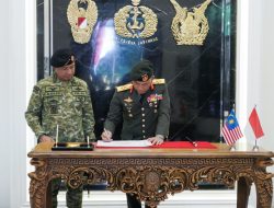 Pererat Kemitraan Strategis, Panglima TNI Terima Courtesy Call Panglima Angkatan Tentera Malaysia