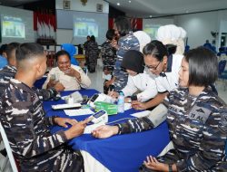 Peringati HUT Ke 62 Dharma Pertiwi Kodaeral XIV Gelar Donor Darah Serentak