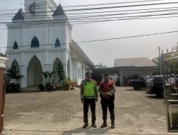 Sat Lantas Polres Batu Bara Amankan Ibadah di Dua Gereja di Sei Balai, Kegiatan Berjalan Aman dan Lancar