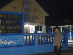 Polsek Labuhan Ruku Amankan Pengamanan Ibadah Kamis Putih, 4 Gereja Dapat Perlindungan Khusus