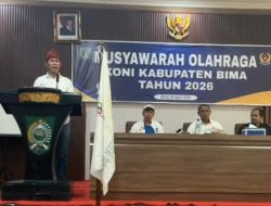 Wakil Bupati Bima Terpilih Secara Aklamasi Jadi Ketua KONI Kabupaten Bima