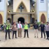 Puncak Perayaan Ibadah Paskah Kebangkitan Isa Al-Masih, Kompi Siaga II Polres Mesuji Lakukan Pengamanan di Tiga Gereja
