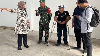 Babinsa Godean Dampingi Staf Khusus Kemenkop RI