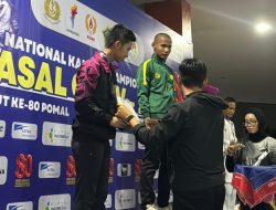 Dua Atlet Kodaeral XIV Sorong Raih Prestasi Pada Kejurnas Karate Kasal Cup V