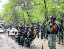 Yonif 2 Marinir Gelar Syukuran Kenaikan Pangkat Prajurit di Medan Latihan Rajamandala