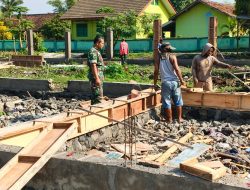 Babinsa Kawal Progress Pembangunan KDKMP di wilayah