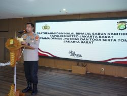 Polres Metro Jakbar Gelar Silaturahmi dan Halal Bihalal Sabuk Kamtibmas, Perkuat Sinergi Jaga Kamtibmas di Jakarta Barat