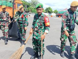 Bersih-Bersih di ASDP Ketapang dan Dermaga Bulusan: Aksi Nyata Prajurit Kodim 0825 Banyuwangi Jaga Wajah Pelabuhan