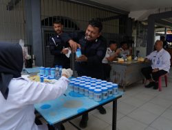 Peringati HBP Ke-62, Rutan Pangkalan Brandan Laksanakan Tes Urin Bagi Pegawai dan WBP