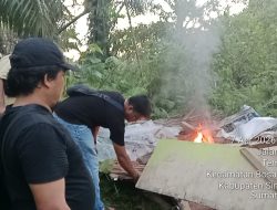 Polsek Bosar Maligas Nyatakan Perang Narkoba: Lapak Haram Di Perladangan Nagori Boluk Digerebek Dan Dibakar Rata Dengan Tanah
