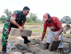 Babinsa Pastikan Pembangunan KDKMP Berjalan Lancar