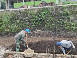 Babinsa Cangkringan Sleman Bantu Pembangunan KDKMP di wilayah