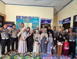 Sat Lantas Polres Mesuji Gelar Doa Bersama dan Santunan Anak Yatim di Kantor Satpas Simpang Mesuji
