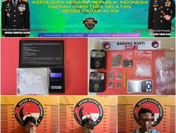 Dua Lokasi Penggerbakan Satres Narkoba Polres Pagar Alam Amankan Pelaku Dua Pria Dan Satu Wanita