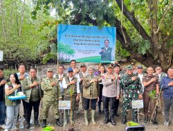 Dukung Program Pemerintah Dalam Pengelolaan Hasil Hutan, Dandim 1310/Bitung Dampingi Pangdam XIII/Merdeka Pada Kunjungan Kerja Menteri Kehutanan RI