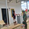 Jaga Silaturahmi, Babinsa Koramil 29/Lkh Sambangi Warga Huntara Di Bukit Linteung