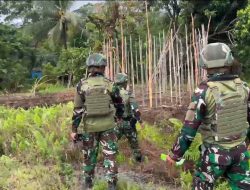 Ketahanan Pangan Berkelanjutan, Satgas Yonif 521/DY Bagikan Bibit Kepada Warga di Distrik Benawa