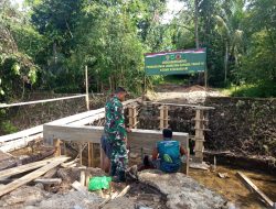 Progres Pembangunan Jembatan Garuda Tahap IV di Klatifi Capai 18 Persen