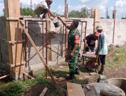 Babinsa Tempel Sleman Bantu Percepatan Pembangunan KDKMP 