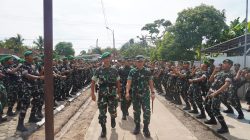 Pangdam II/Sriwijaya Tinjau Yonif TP 949/DR: Tekankan Kedisiplinan dan Pemanfaatan Lahan Produktif