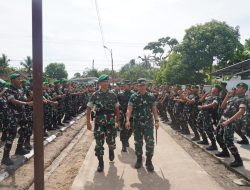 Pangdam II/Sriwijaya Tinjau Yonif TP 949/DR: Tekankan Kedisiplinan dan Pemanfaatan Lahan Produktif