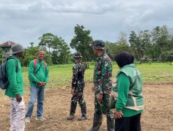 Bentuk Upaya Ketahanan Pangan, Satgas Yonif 643/Wns Tanam Jagung