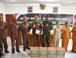 Menghargai Jasa Tanpa Batas, Danrem 031/WB Berbagi dengan Pejuang Veteran di HUT ke-67 Korem 031/WB