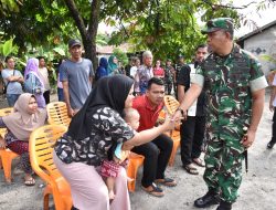 Momentum HUT ke-67, Korem 031/WB Tebar Kepedulian: Danrem Serahkan Bantuan untuk Korban Kebakaran