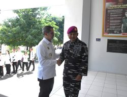 PERKUAT SINERGI PERTAHANAN, WAKIL KOMANDAN KODAERAL VII TERIMA KUNJUNGAN ASISTEN DEPUTI KOORDINASI DOKTRIN DAN STRATEGI PERTAHANAN KEMENKO POLKAM