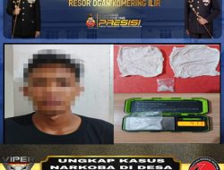 Baru Genap 19 Tahun, Petani Muda di Lempuing Jaya OKI Sudah Edarkan Sabu — Polres OKI Bekuk dan Sita 4,13 Gram