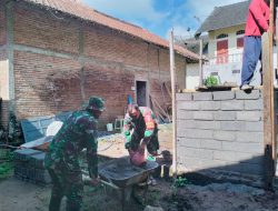 Bangun Sanitasi Babinsa Kerjen Bersama Warga, Wujud Nyata Pencegahan Penyakit