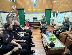 Dandim Sleman Terima Audensi Senkom Polri Kabupaten Sleman