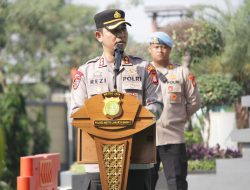Wakapolres Metro Jakbar Akbp Rezi Dharmawan Pimpin Apel, Ingatkan Anggota Tetap Humanis dan Profesional