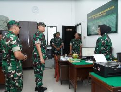 Pangdam I/BB Tinjau Langsung Kudam dan Kesdam, Pastikan Kesiapan Fasilitas dan Kinerja Satuan