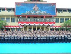 Kapolri Pimpin Apel dan Buka Rakernis Korps Brimob Polri Tahun 2026