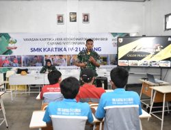 TNI AD Jemput Bola di Lawang, Kodim 0818 Malang-Batu Ajak Generasi Muda Siap Jadi Garda Terdepan NKRI
