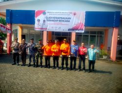 Antisipasi Dampak Musim Kemarau/El Nino, Kodim 1310/Bitung bersama Aparat Terkait di Minahasa Utara Gelar Apel Geladi Kesiapsiagaan Bencana