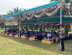 APEL SIAGA I: Polres Mesuji Bersama Stakeholder dan PT. Prima Alumga Gelar Kesiapsiagaan Pencegahan Kebakaran Lahan