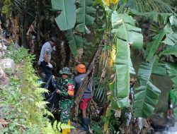 Babinsa Mlati Sleman”Pentingnya Sungai Sebagai Sumber Kehidupan”.