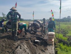 Kodim Sleman Pelihara Semangat Gotong Royong Melalui TMMD