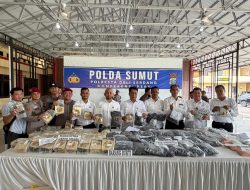 Polresta Deli Serdang Ringkus Pengiriman Narkoba dari Malaysia, Sita Barang Bukti Rp57 Miliar dan Selamatkan 250 Ribu Jiwa