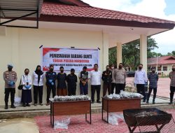 Polda Papua Barat Daya Musnahkan Barang Bukti Ganja 8,2 Kg, Perketat Penindakan Serta Tegaskan Perang Tanpa Kompromi