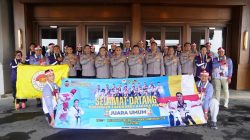 As SDM Kapolri Sambut Kepulangan Kontingen Taekwondo Garbha Presisi Peraih Juara Umum WATA Championship 2026