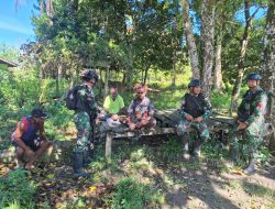 TNI Hadir di Segala Kondisi Masyarakat Pedalaman