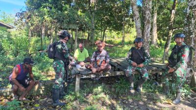 TNI Hadir di Segala Kondisi Masyarakat Pedalaman