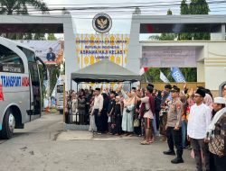 Polda NTB Kawal Ketat Keberangkatan 393 Jemaah Haji Kloter 7 Asal Lombok Tengah