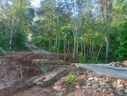 Wujudkan Impian Warga, Kodim 0403/OKU Resmi Mulai Ground Breaking Jembatan Beton Tungku Jaya I